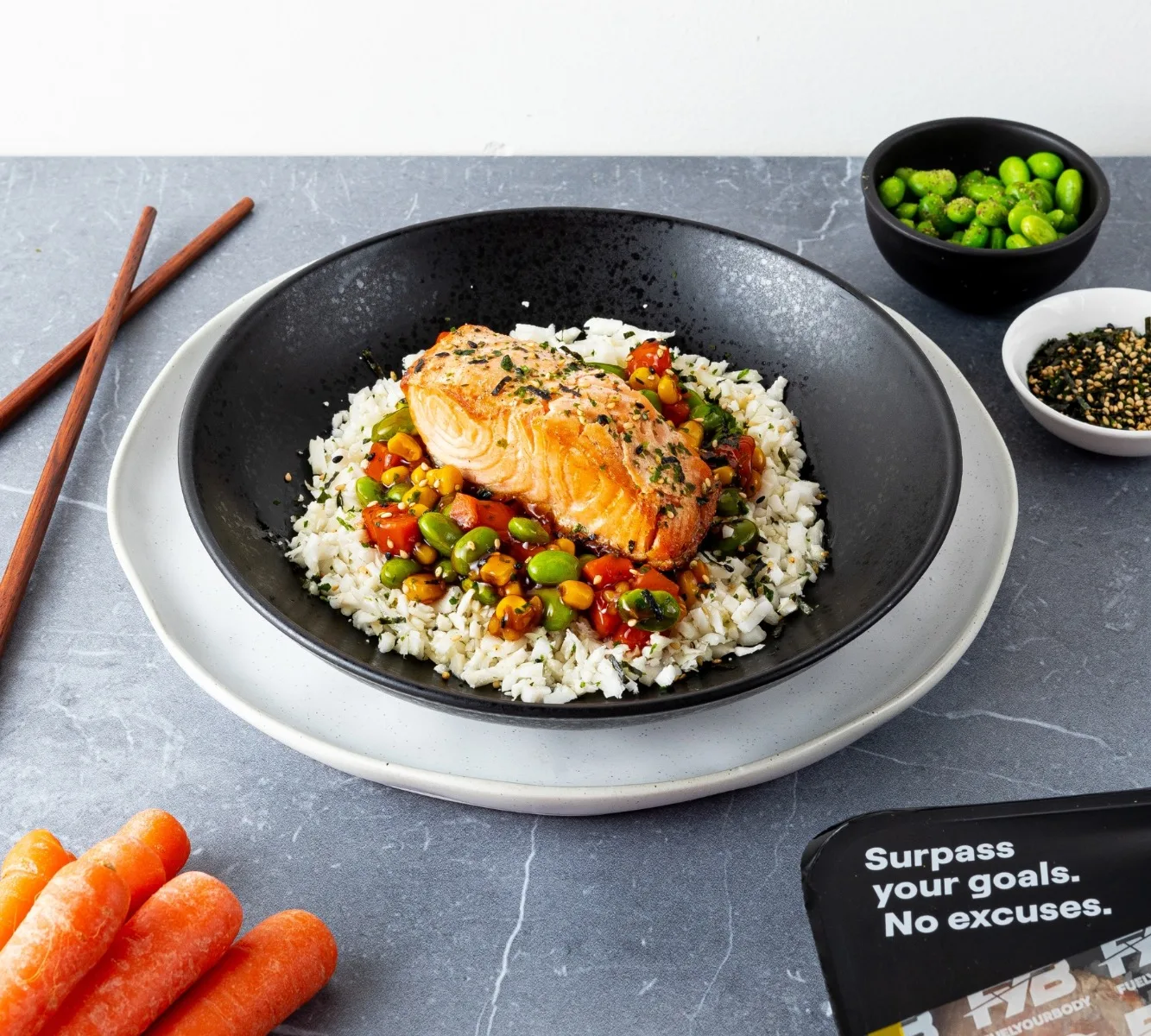 Rijst - Zalm Teriyaki