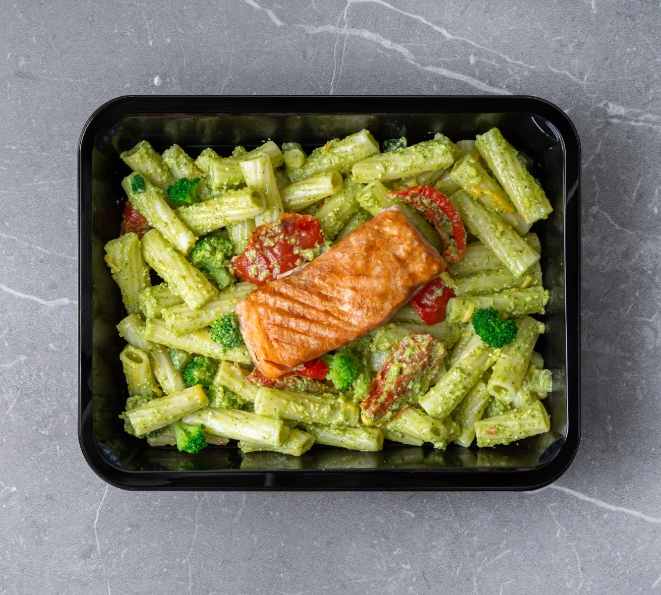Pasta Pesto - Zalm 